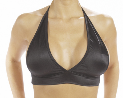Delicate Illusions 1009L Sexy Lycra Satin look skimpy Halter top