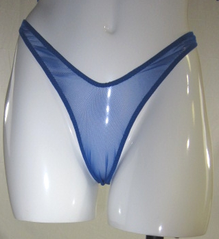 Sheer Mesh see through V Cut Thong