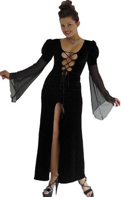 Delicate Illusions L3011V Renaissance Gothic Velvet Dress