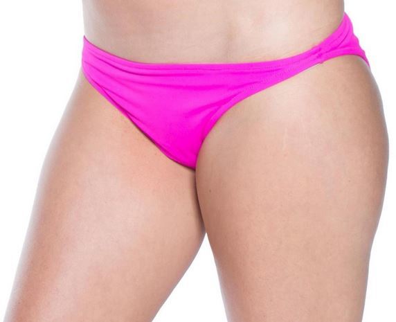 Basic American Cut Bikini Bottom Fuchsia