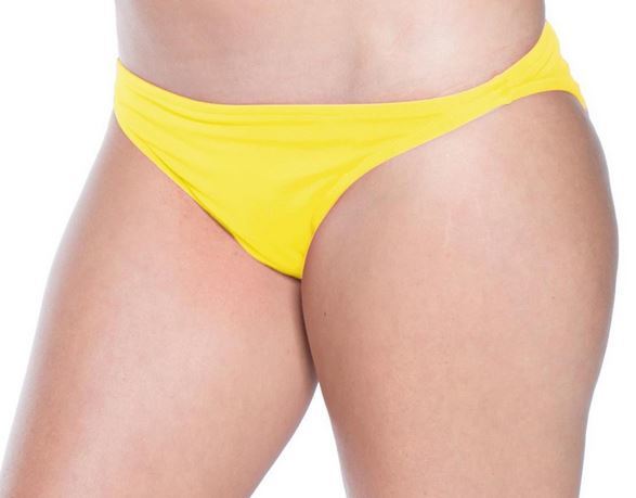 Basic American Cut Bikini Bottom Yellow