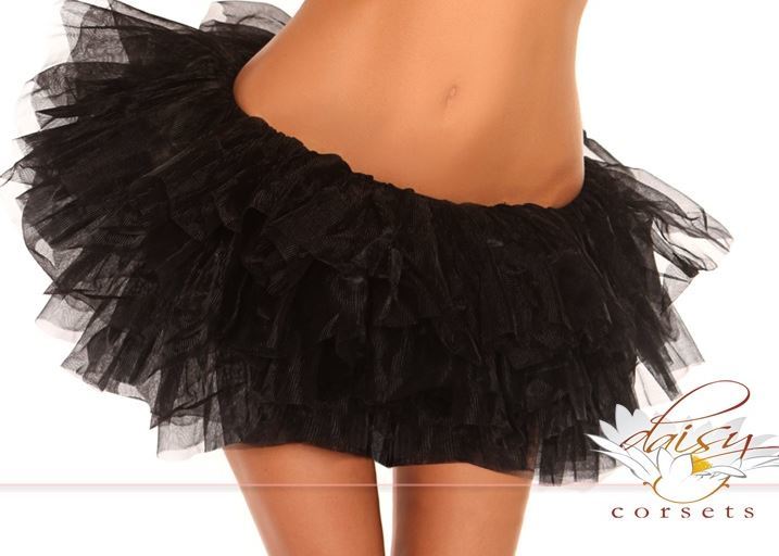 Daisy Corsets Petticoat Black