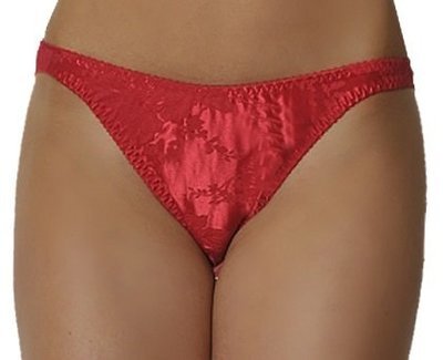 Empire Intimates 109 jacquard satin Panty Red small & xl Only