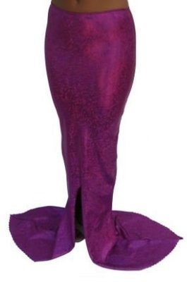 Long Mermaid Costume Skirt Magenta bedazzled