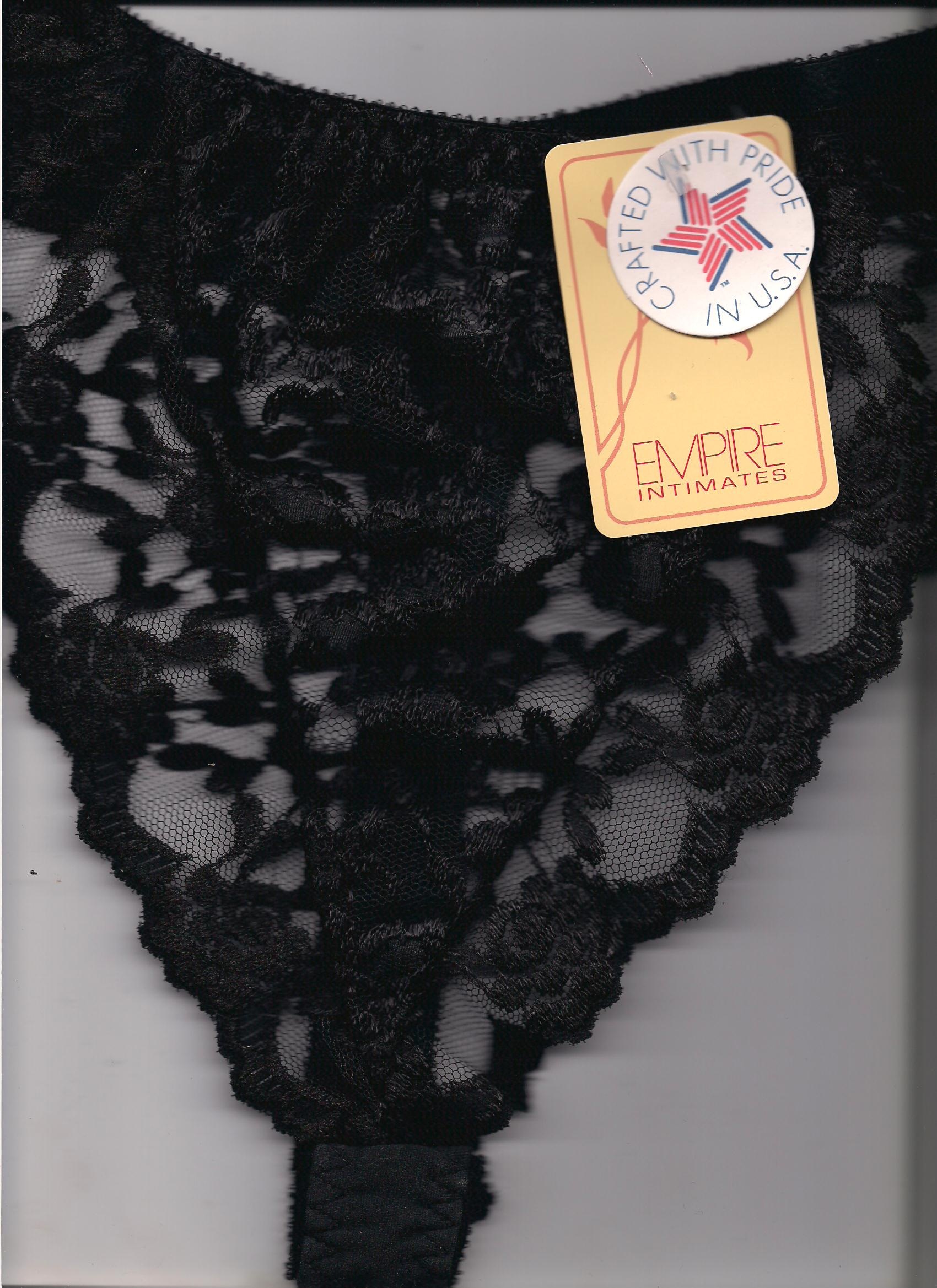 plus size satin thong