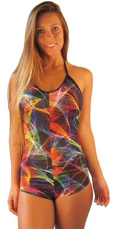 Basic Cheeky Romper Rave Party