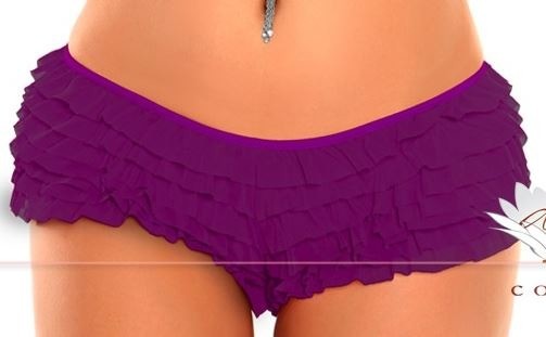 Plus size Purple Ruffle Panty 6x clearance Sale
