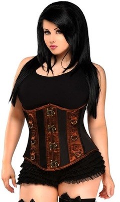 Plus size Open top Steam Punk Corset