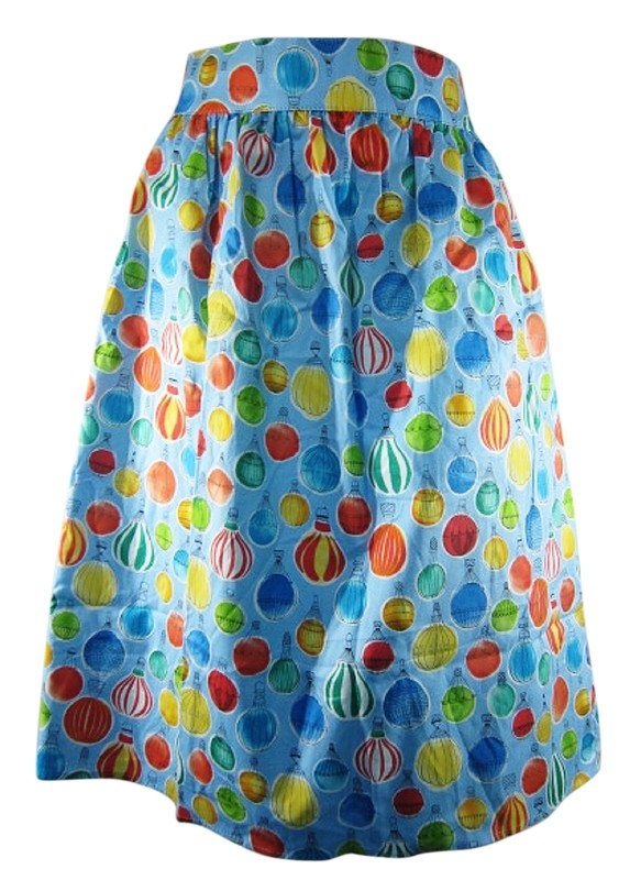 Plus Size Hot Air Balloon or Steampunk Circus Skirt 1x-2x