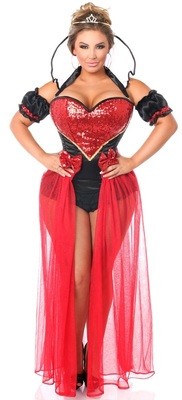 Plus size Fairy Tale Evil Queen Corset Costume