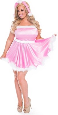 Plus size Pink Poodle Costume