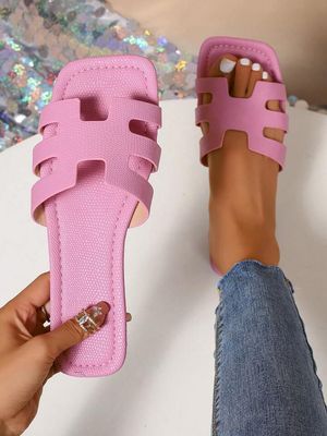 Women Summer Open Toe Woven Roman Sandals,