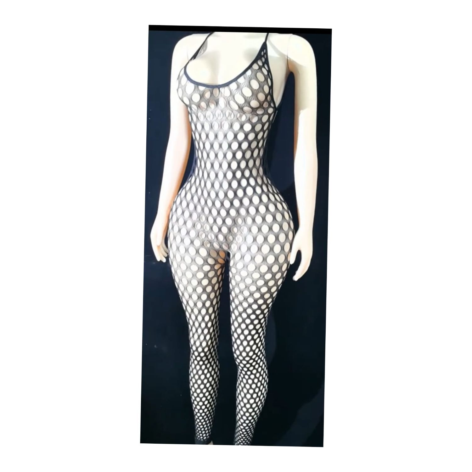Fishnet body suit