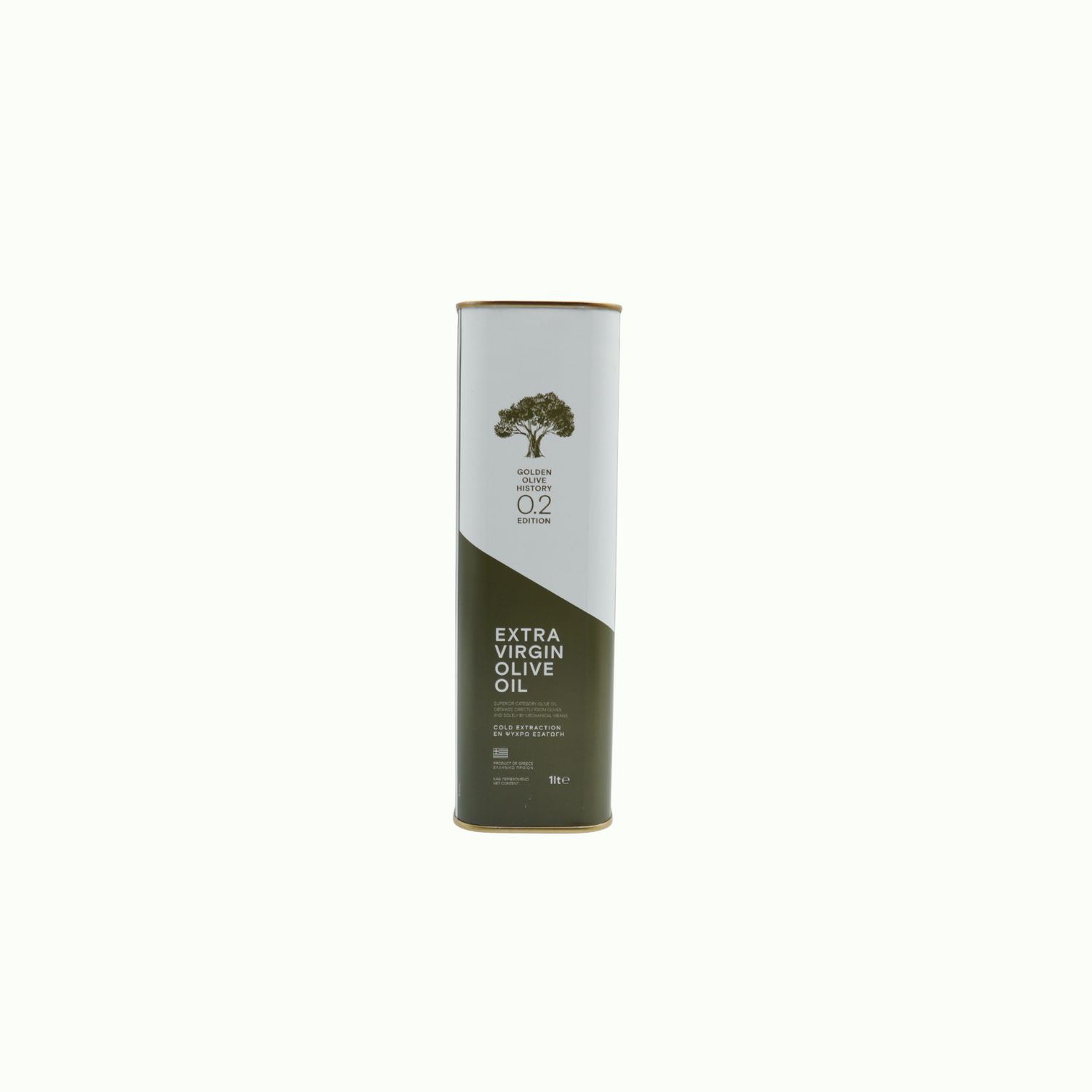 Griechisches Natives Olivenöl Extra 1 L Dose – Golden Olive History, Kreta