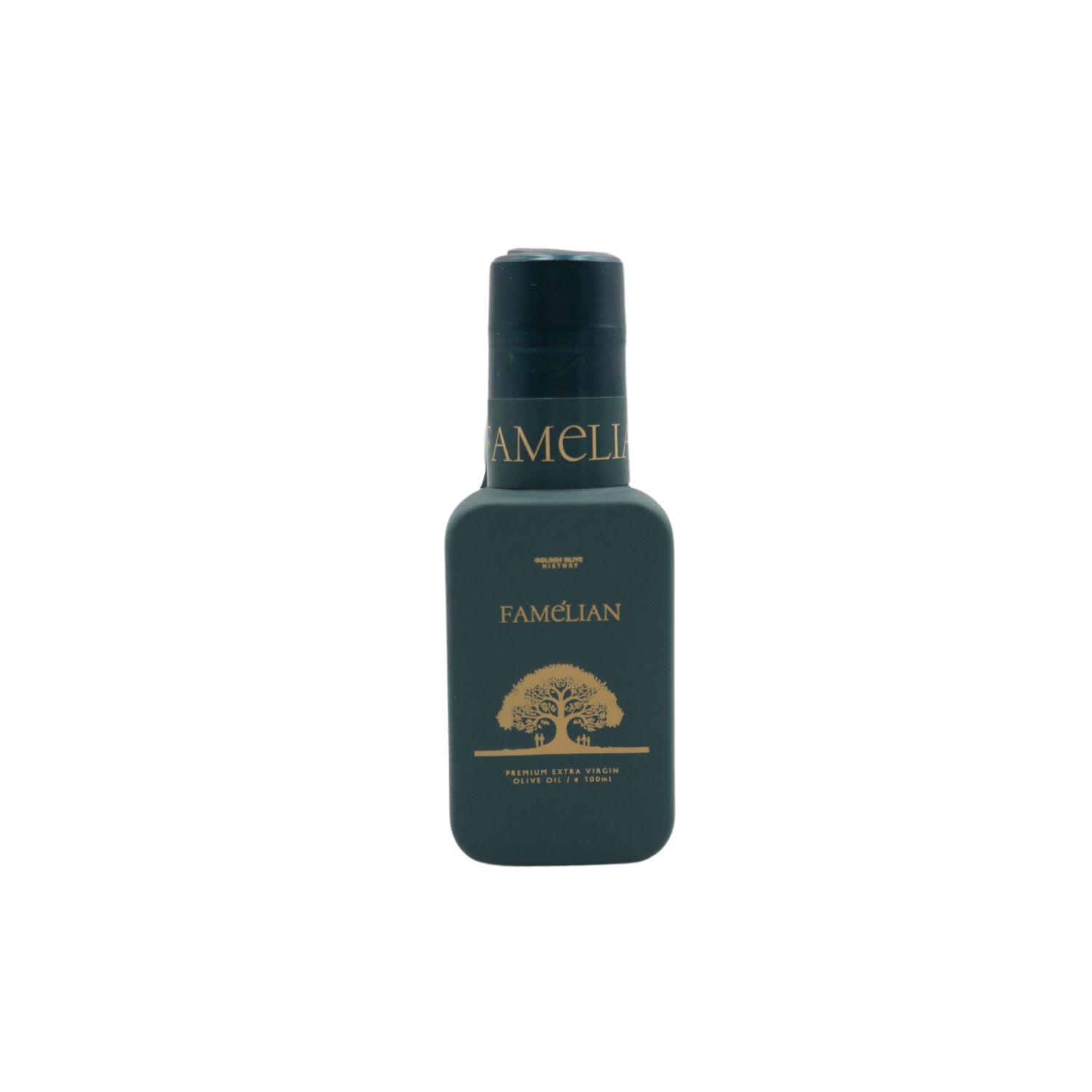 Famelian Natives Olivenöl Extra 100 ml – Keramikflasche | Golden Olive History