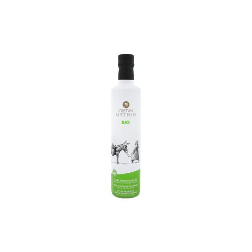Cretan Mythos Bio-Olivenöl Extra Nativ 500 ml – Dorica-Glasflasche