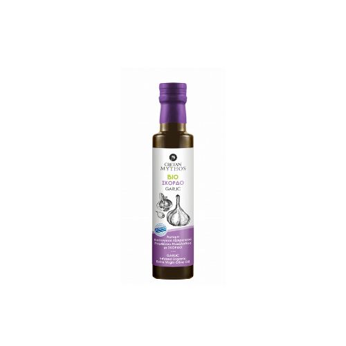 Cretan Mythos Bio-Olivenöl Extra Vergine mit Knoblauch – 250 ml