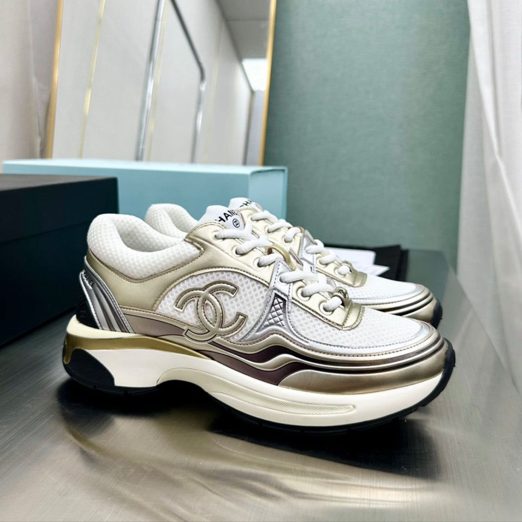 Metallic CC Trainers