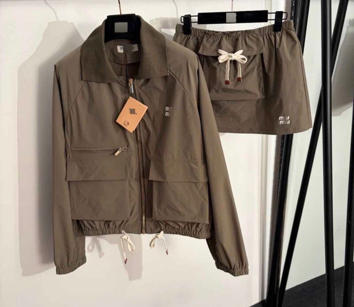 MM Skirt + Windbreaker Set