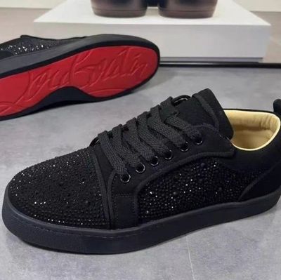 Black Sparkly LB Trainers