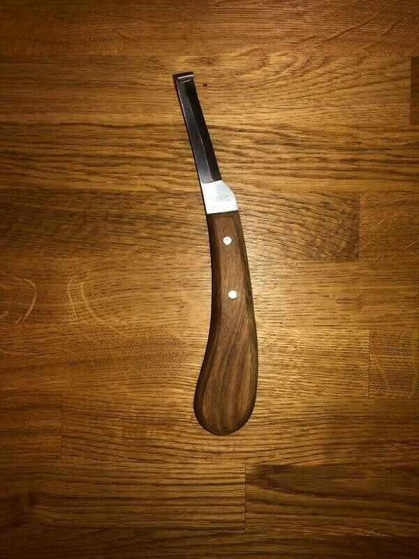 Hoof Knife Single Blade Left Handed