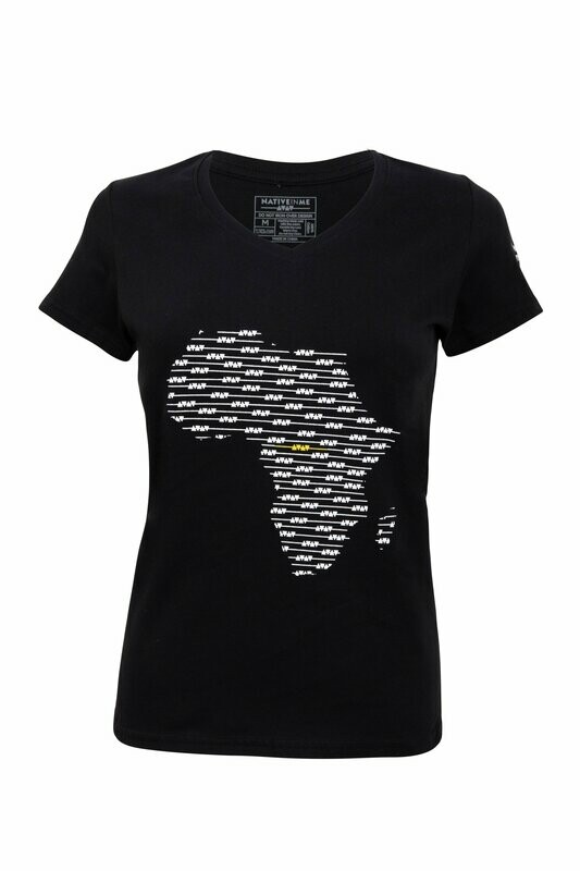 Africa Mosaic Print Tee Womens