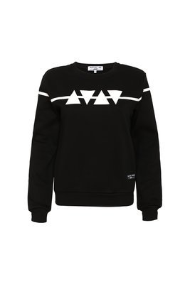 Ladies Limited Print Sweatshirt Black