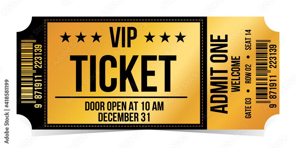VIP Admission Ticket