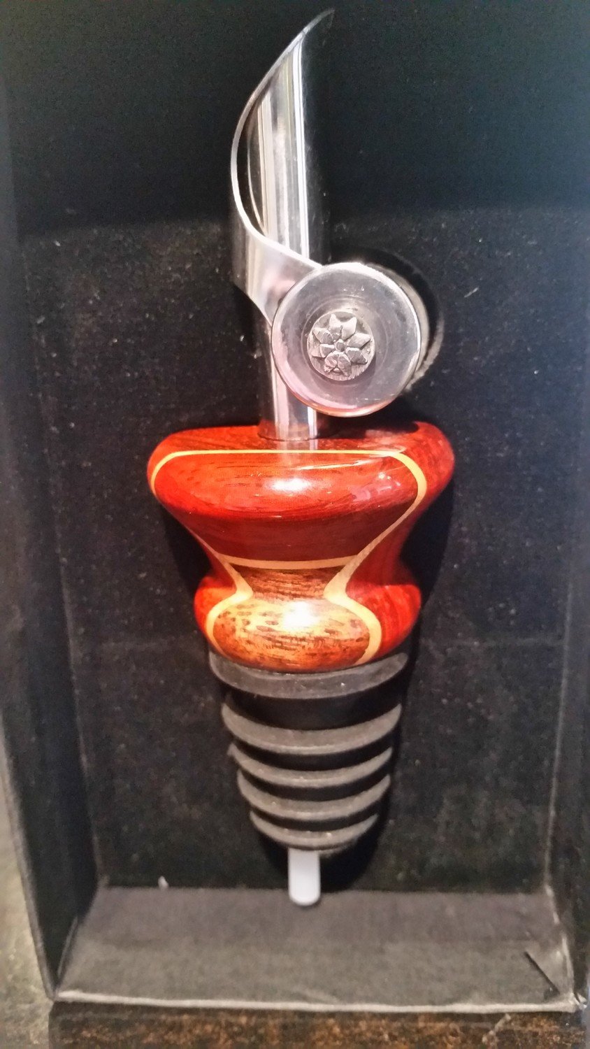 Rosewood Wooden Pour Spout