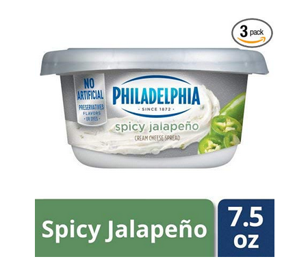 Philadelphia Jalapeno Cream Cheese Spread, 3 Ct. / 22.5 Oz