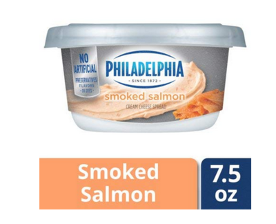 Philadelphia Smoked Salmon Cream Cheese Spread, 3 ct. / 22.5 oz