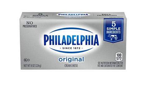 Philadelphia Original Cream Cheese Brick, 8oz Box