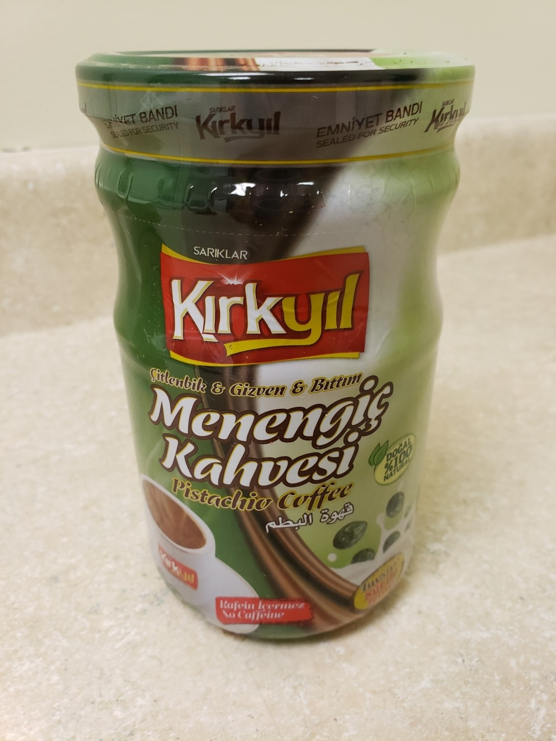 Kirkyil Menengic Kahvesi 600g Glass (Pistachio Coffee)