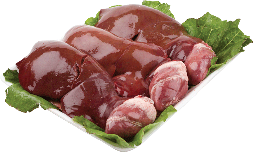 Fresh Halal Mixed Lamb heart, liver, kidney ~4 lb