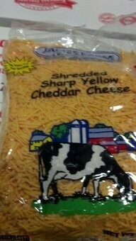 James Farm: Shredded Sharp Yellow Cheddar Cheese 5lb
