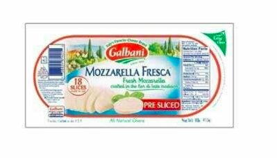 Galbani Fresh Mozzarella Cheese Pre-sliced Log, 16 Ounce