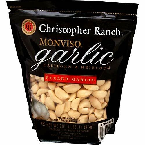 Peeled Garlic By Christopher Ranch Monviso 5lb