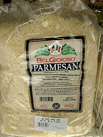 shredded parmesan cheese