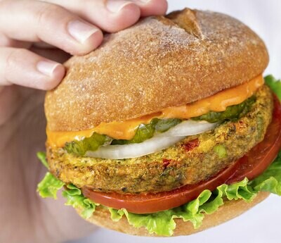 Dr.praeger&#39;s California Veggie Burgers 48pcs X 3.3oz (Halal &amp; Kosher)
