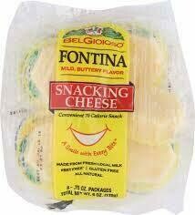 Belgioioso Fontina Snacking Cheese, 8 Ct (Pack Of 5)