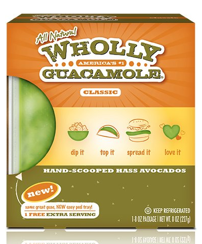 Wholly Guacamole Minis, Home Style, 8 oz