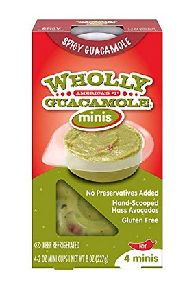 Wholly Guacamole Minis, Spicy Home Style, 8 oz