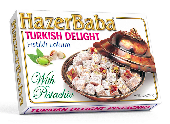 HAZERBABA Turkish Delight With Pistachios 250g Lokum