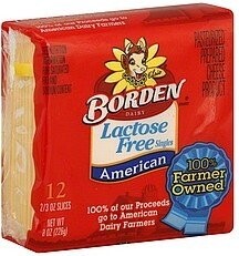 Borden Lactos Free Singles American 12 Slices 3 Packs