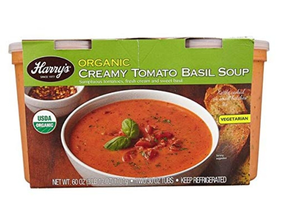 Harry&#39;s Organic Tomato Basil Soup, 2 X 30oz
