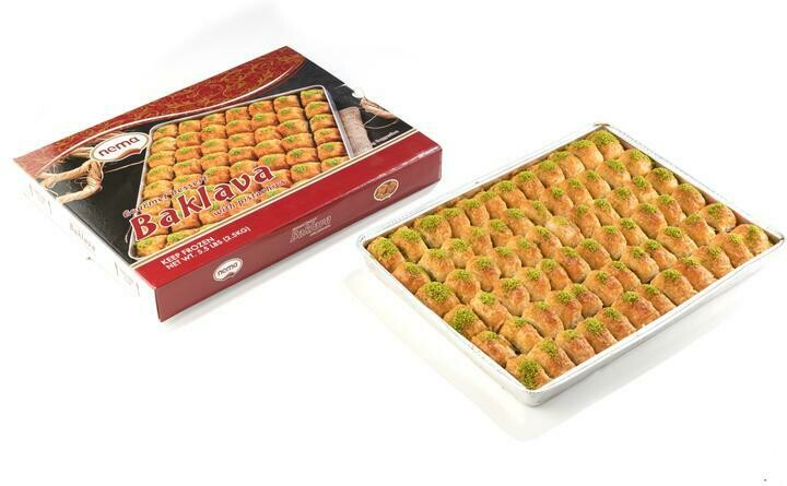 NEMA Baklava With Pistachios (5lb)