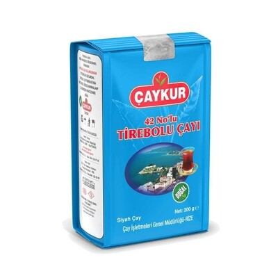 CAYKUR Turkish Black Tea, 42 No Tirebolu Tea, Pesticide Free 200g