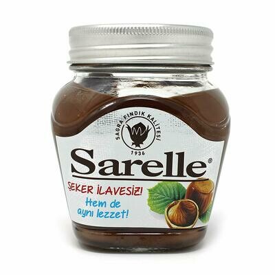 SARELLE Chocolate & Hazelnut Spreads (Turkish) Sugar Free 350g / 12.3oz