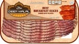 Deen Halal Beef Breakfast Bacon Slices 12oz