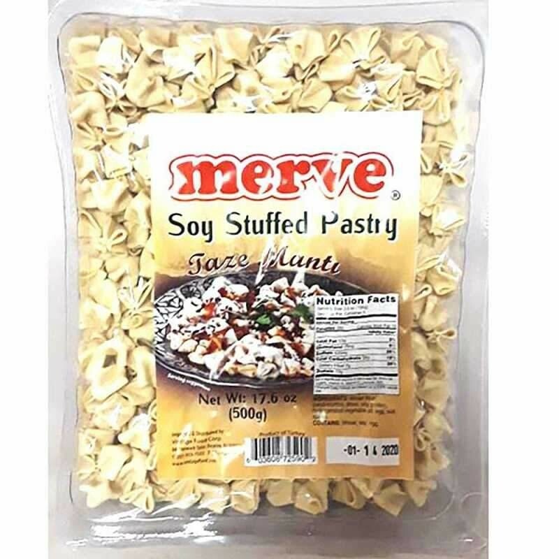 MERVE Manti Soy Stuffed Pastry (Kuru Manti) 500g